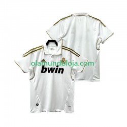 Camisola Real Madrid 2012 Retro Homem Equipamento Primeiro 2011 Manga Curta
